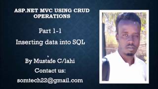 1 Inserting data into SQL using ASP.net MVC 5  Af-somali