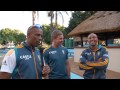 Vern "Hugh Bladen" Philander catches up with Stiaan van Zyl and Dane Piedt
