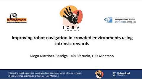 Improving robot navigation in crowded environments using intrinsic rewards (ICRA 2023)