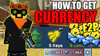 The EASIEST ways to Get CURRENCY F2P in Pixel Gun 3D