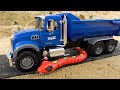 Construction Vehicle Was Working When Snake Appear | Dump Truck Excavator Toy Stories | BIBO STUDIO