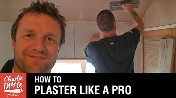 How to Plaster a Ceiling & Wall - the Complete Beginner