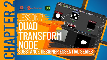 Quad Transform Node | Lesson 7 | Chapter 2 | Substance Designer 2021 Essential Series