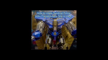 How to make Sentinel Prime from Transformers One in Lego