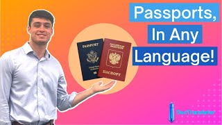 How to Translate Your Passport to Any Language