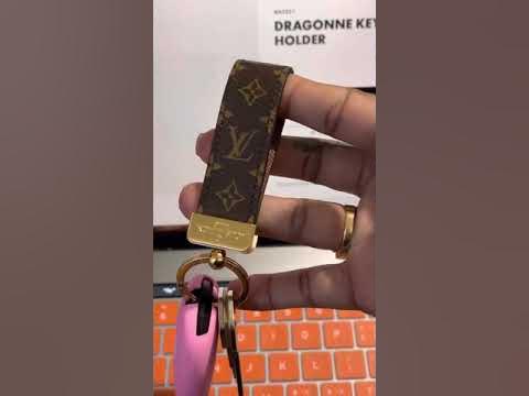 Shop Louis Vuitton MONOGRAM Slim Dragonne Bag Charm And Key Holder