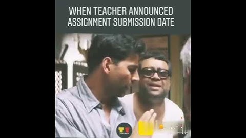 Teacher assignment funny video