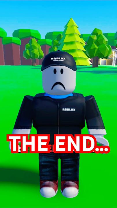 it's over roblox...