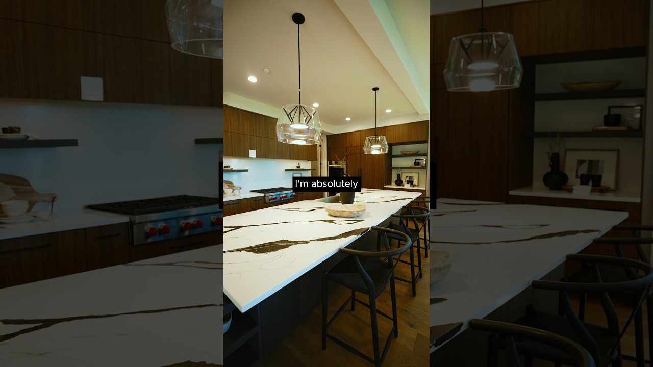 Kitchen Goals 🙌🏼 dream modern kitchen design luxurious finishes + motorized cabinets 