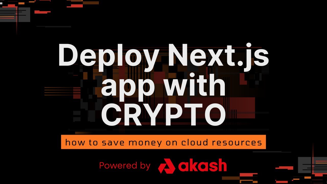 Deploy a Next.js app with CRYPTO!