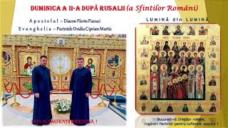 LUMINĂ din LUMINĂ - Duminica Sfinților Români - Părintele Ovidiu MARȚIȘ și Diacon Florin FIȘCUCI