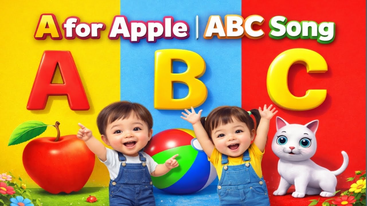 ABC Song for Kids | A for Apple B for Ball | Learn Alphabets A to Z ...