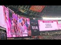 20250518 試合前に流れる「現在地」 ~WANIMAが歌う2025年シーズン福岡ソフトバンクホークス公式エールソング~@みずほPayPayドーム福岡・外野レフト ピンクフルデー