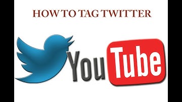 YouTube  - How To Tag Twitter when uploading your video