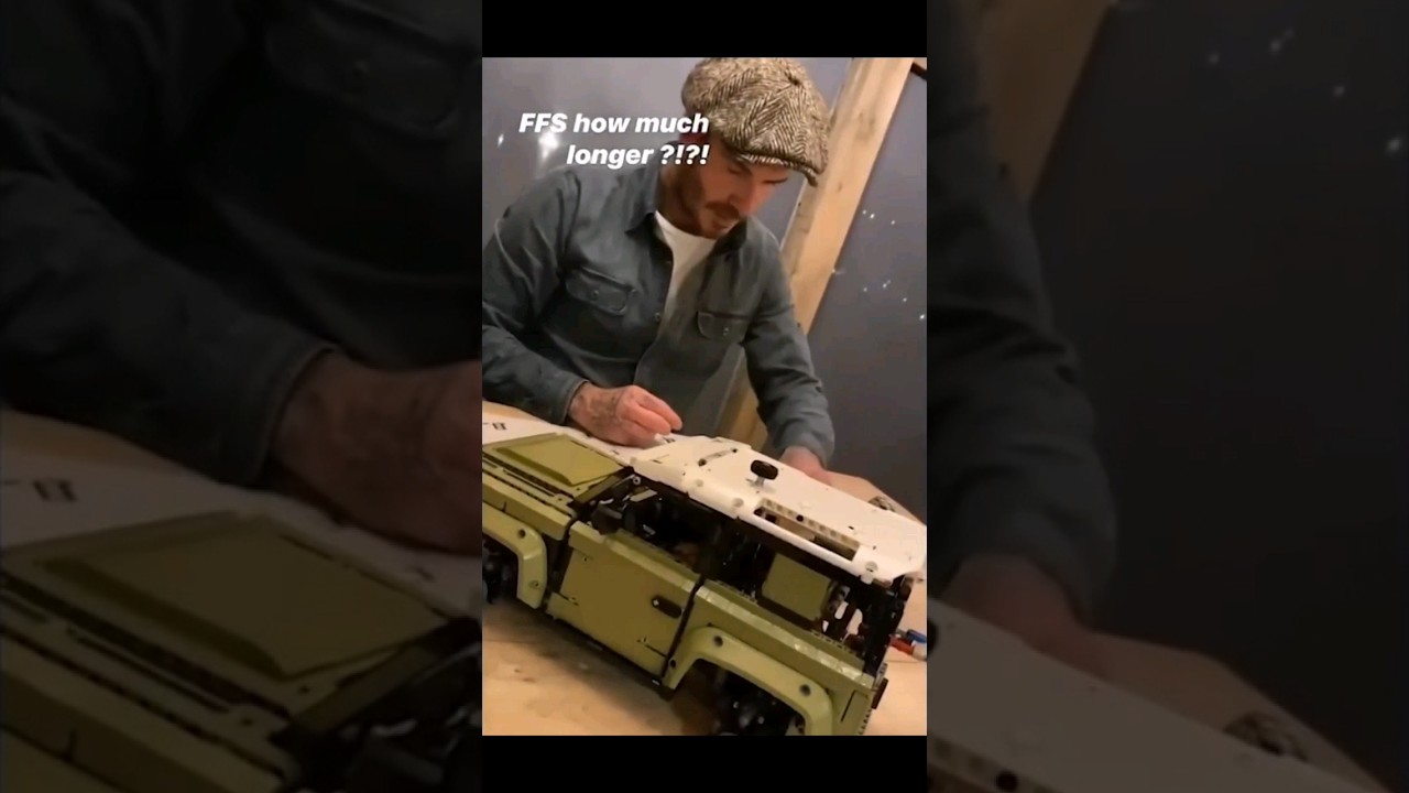 David Beckham loves Lego 