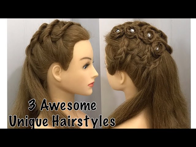 4 cute open hairstyle for party | 4 cute open hairstyle for party | By  Khushbu MakeupFacebook