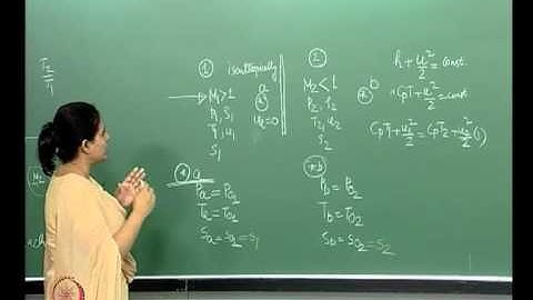 Mod-01 Lec-07 Lecture-07-Example Problems in Normal Shocks