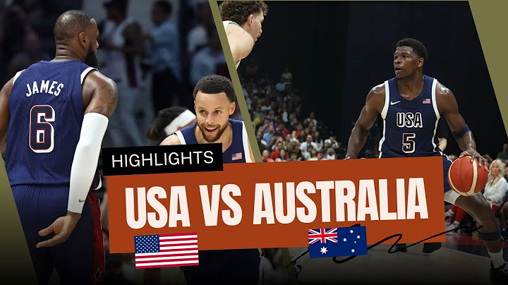 USA VS AUSTRALIA - Full Game Highlights  | July 15th, 2024
