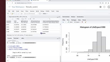 RStudio Video 7 -  Nuanced Interpretation of Normality, supported by Shapiro-Wilk Testing in RStudio