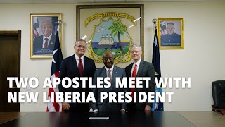 Apostles Meet With New Liberia President