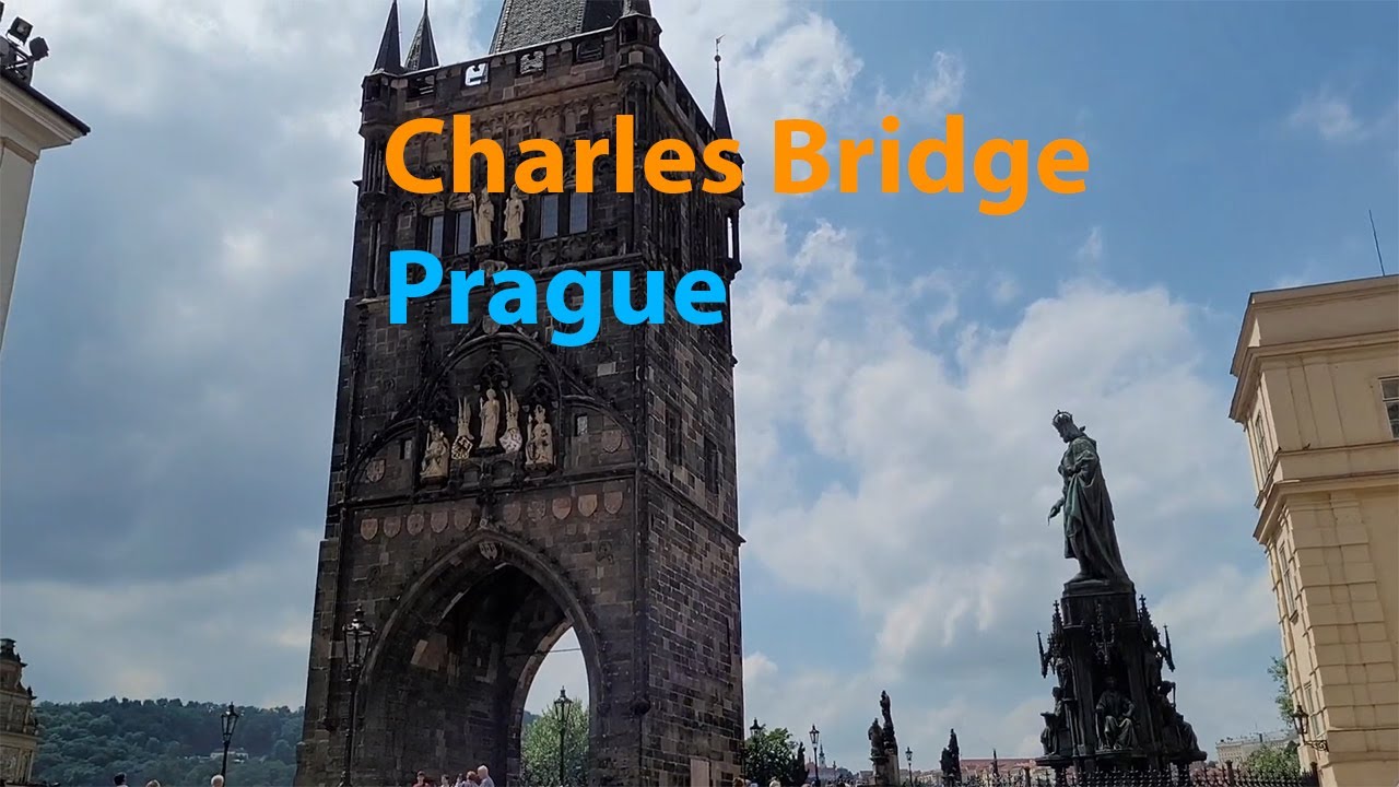 Famous Charles bridge Prague Walkthrough Vlog