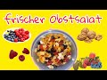 #lecker frischer obstsalat mit Walnüsse