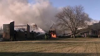 Fire destroys Monroe County church