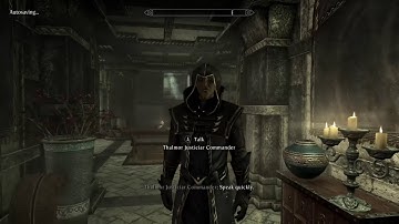 Thalmor Justiciar Commander Surprised