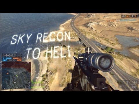 BF4 | FLYING SNIPER VS ATTACK HELICOPTER | HELICOPTER SKY RECON - BF4 | FLYING SNIPER VS ATTACK HELICOPTER | HELICOPTER SKY RECON