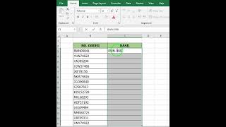 Cara Cepat Menambahkan Karakter diantara Teks dan Angka #shorts #exceltutorial #exceltips