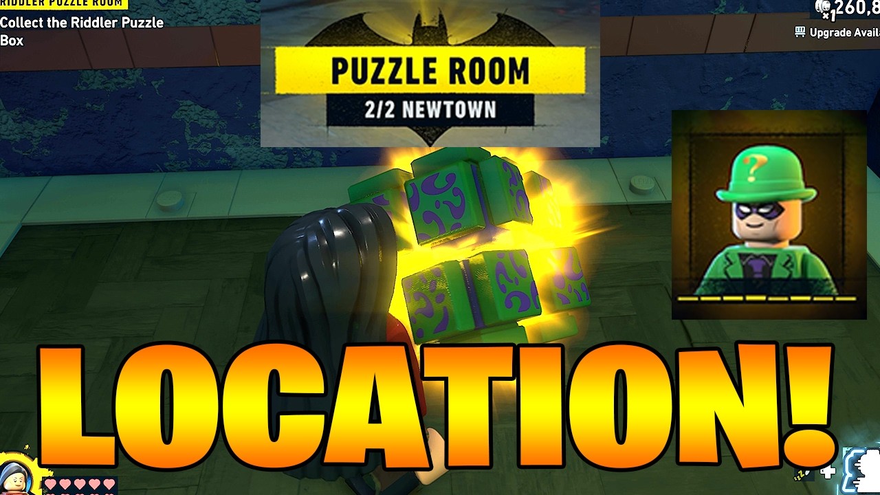 Riddler Room All Riddler 2/2 Newtown Puzzle Room Locations in LEGO Batman: Legacy of ...