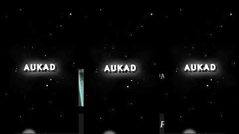 KALEY SHEESHE 🖤🤡|| AUKAD ATTITUDE TREND🥵🔥 || NEW TREND XML✨💥 || NEW XML FILE🎟️🦋!!@Armanofficial9032