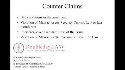 How to fight an eviction in massachusetts
