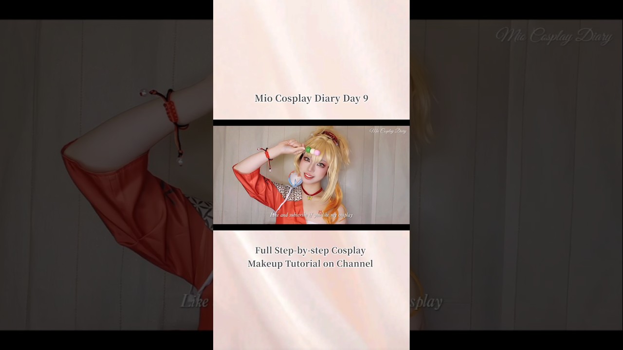 Yoimiya Beginner-friendly Cosplay Makeup Tutorial #cosplaymakeup #makeuptutorial #yoimiya
