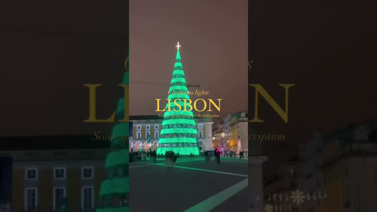 Lisbon Christmas decorations 