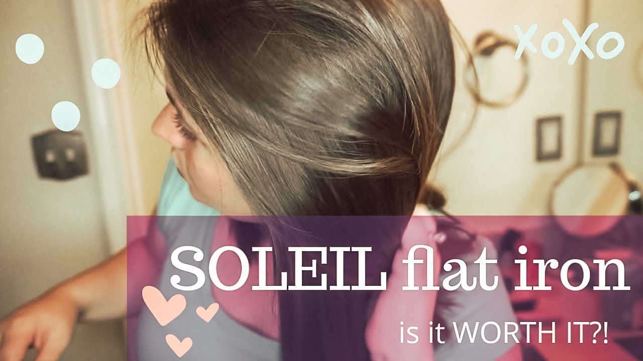 soleil cordless flat iron