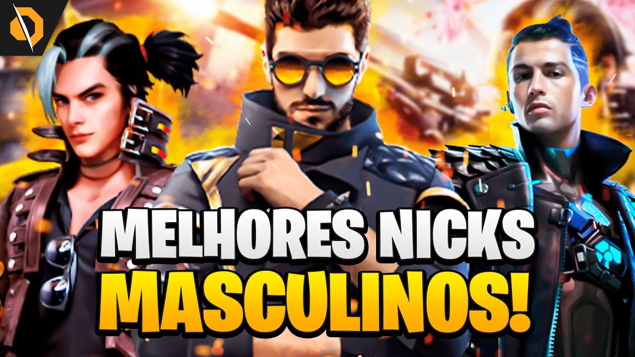 TOP NOMES MASCULINOS PRA FREE FIRE 