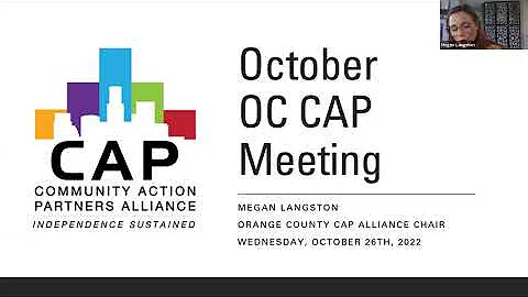 EOY October 2022 OC CAP Alliance Meeting