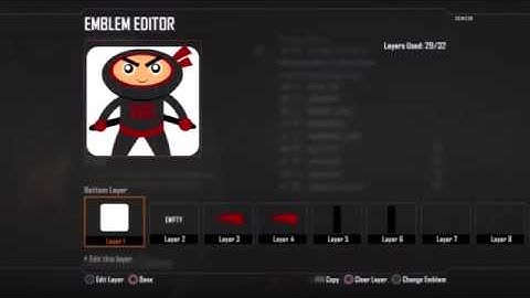 Black Ops 2 Emblem Tutorial)   How to Make a Ninja Emblem (KYR SP33DY Emblem)   *My Version*