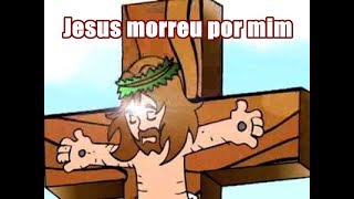 Video thumbnail of "JESUS MORREU POR MIM - Vaneyse - Música Infantil"