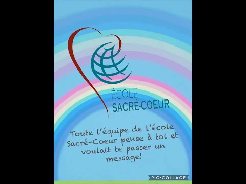 Message de l’école Sacré-Coeur