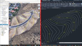 How to extract contour lines from Google Earth To Autocad