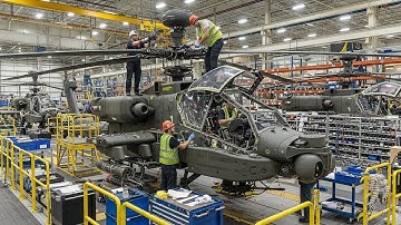 Inside the Boeing AH-64 Apache Factory Building the US Army Most Powerful Helicopter (Full Process)
