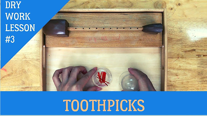 [VMI] PRACTICAL LIFE Lesson 2 & 3: Plunking, Toothpicks - Indoor Environmen