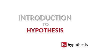 Introduction to Hypothesis