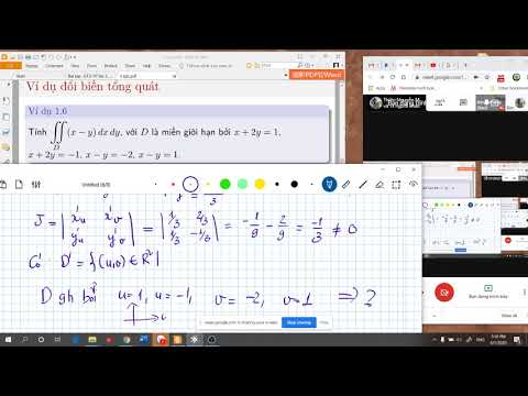 Video Giải tích 2. C2-B6: Đổi biến tổng quát- Đổi biến trong... - youtube