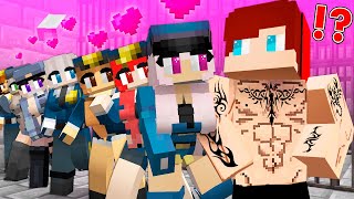 JJ Met 100 GIRL in PRISON and FEEL IN LOVE?! Can it be a TRAP?  - Maizen Minecraft JJ & Mikey