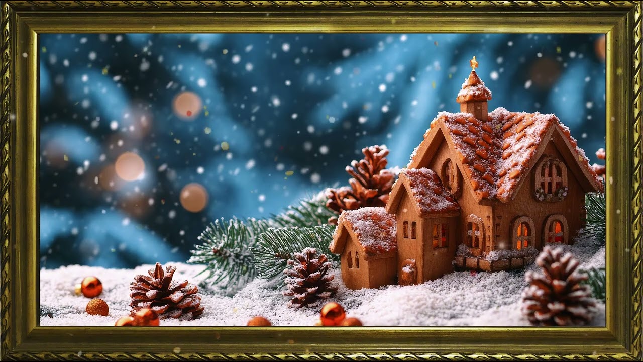 Vintage Winter Frame TV Art ❄️ Cozy & Timeless Winter Decor (4K Ambient Art) | Art For Your TV