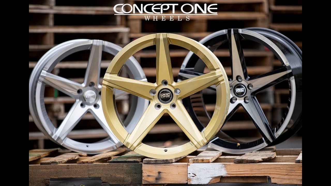 Custom Coated Champagne CSM02 Conceptone wheels