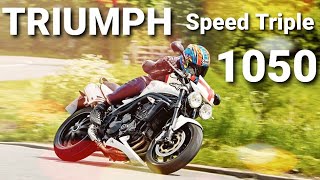 Обзор Triumph Speed Triple 1050 2009. Обхор мотоцикла. Обзор легендарного стритфайтера. Лютый на ДОП